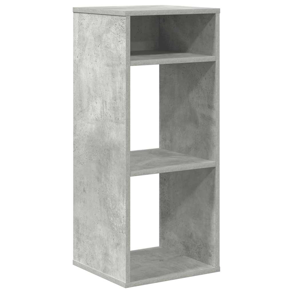 Book Cabinet Concrete Grey 34x31x80 cm Engineered Wood